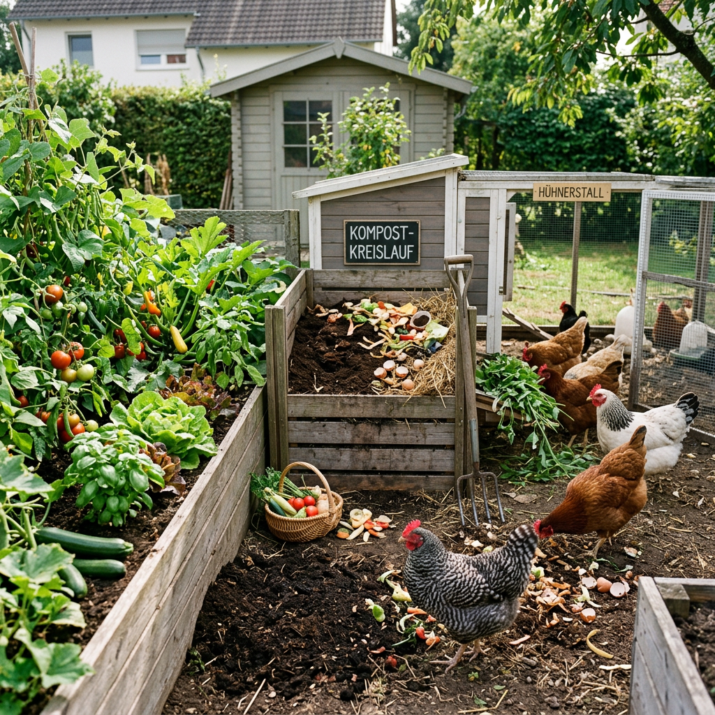Aniverda Kreislauf für Tier, Pflanze und Garten