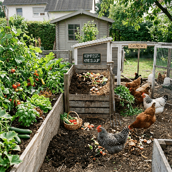 Aniverda Kreislauf für Tier, Pflanze und Garten